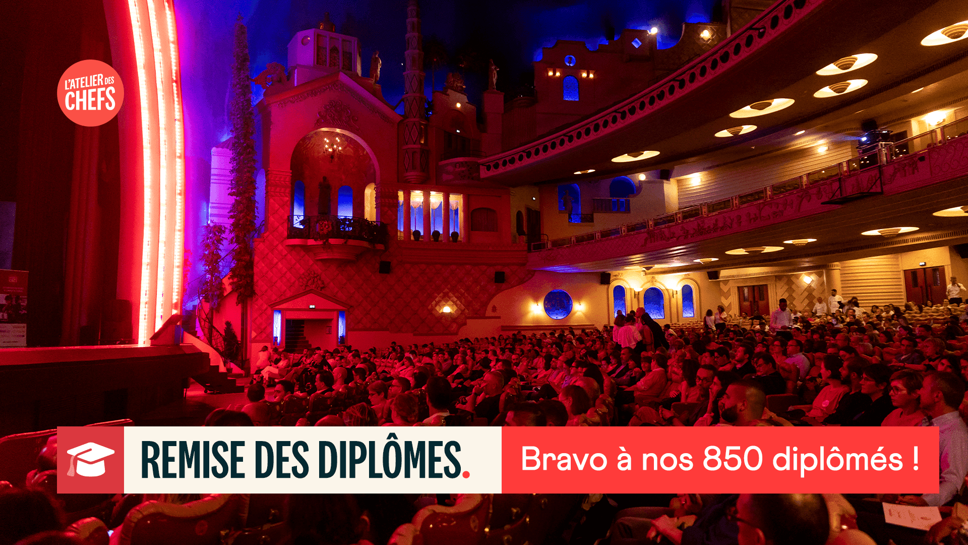 L’atout L’atelier des Chefs ? La Remise des Diplômes CAP !