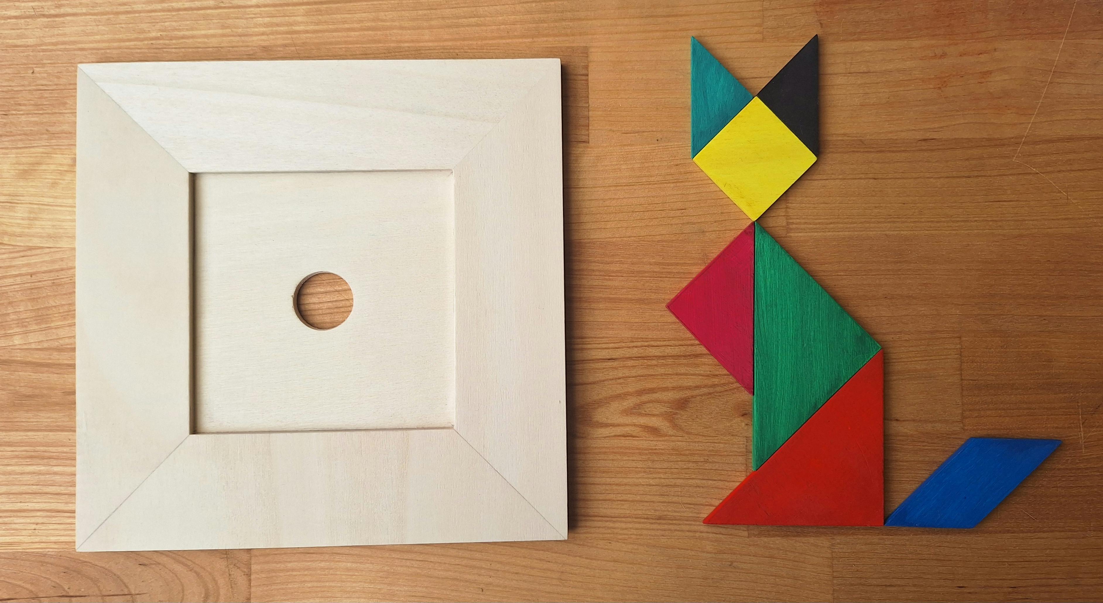 Fabriquer un tangram en bois