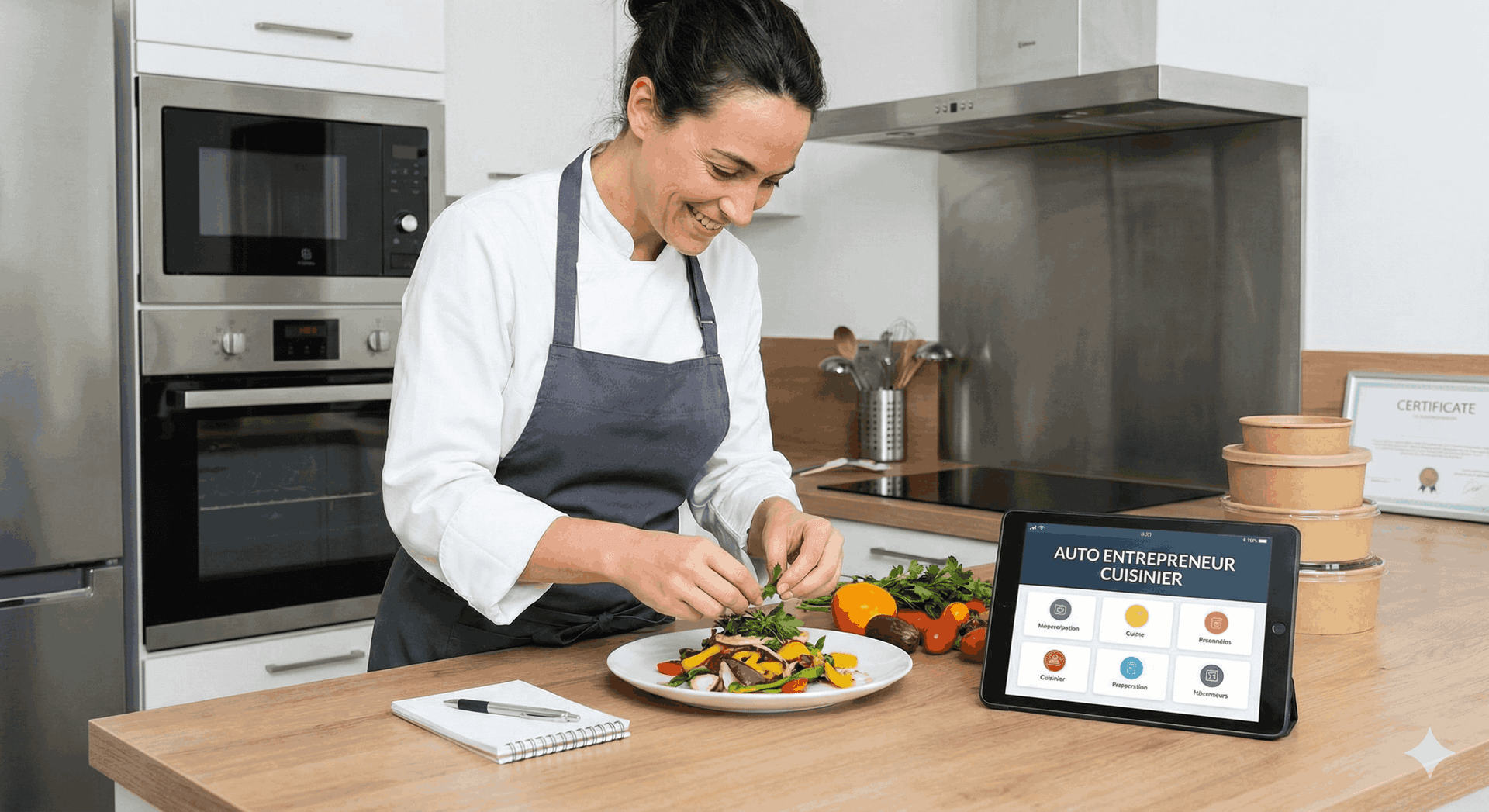 Auto entrepreneur en Cuisine