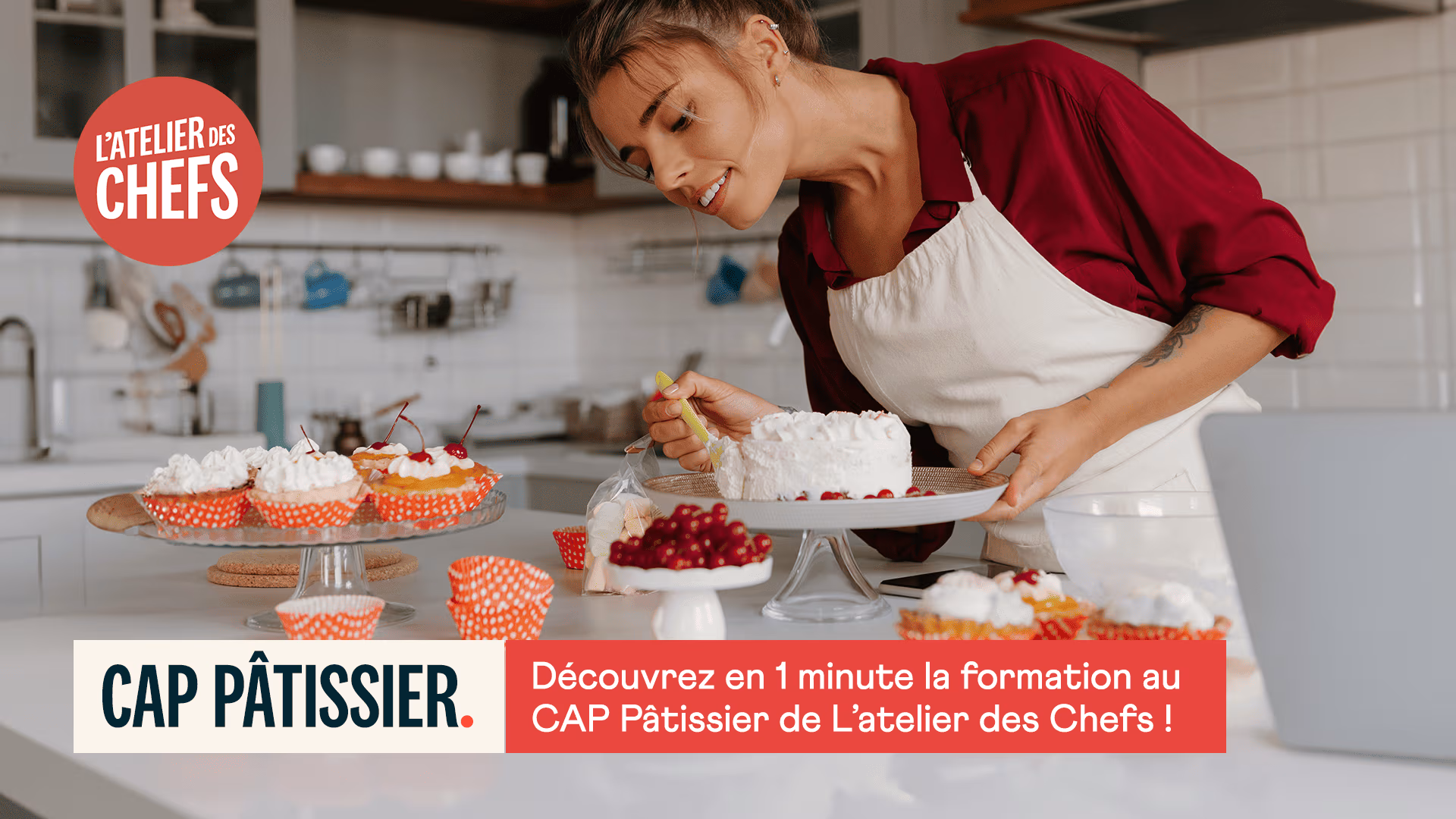 Formez-vous au CAP Pâtissier avec L'atelier des Chefs !
