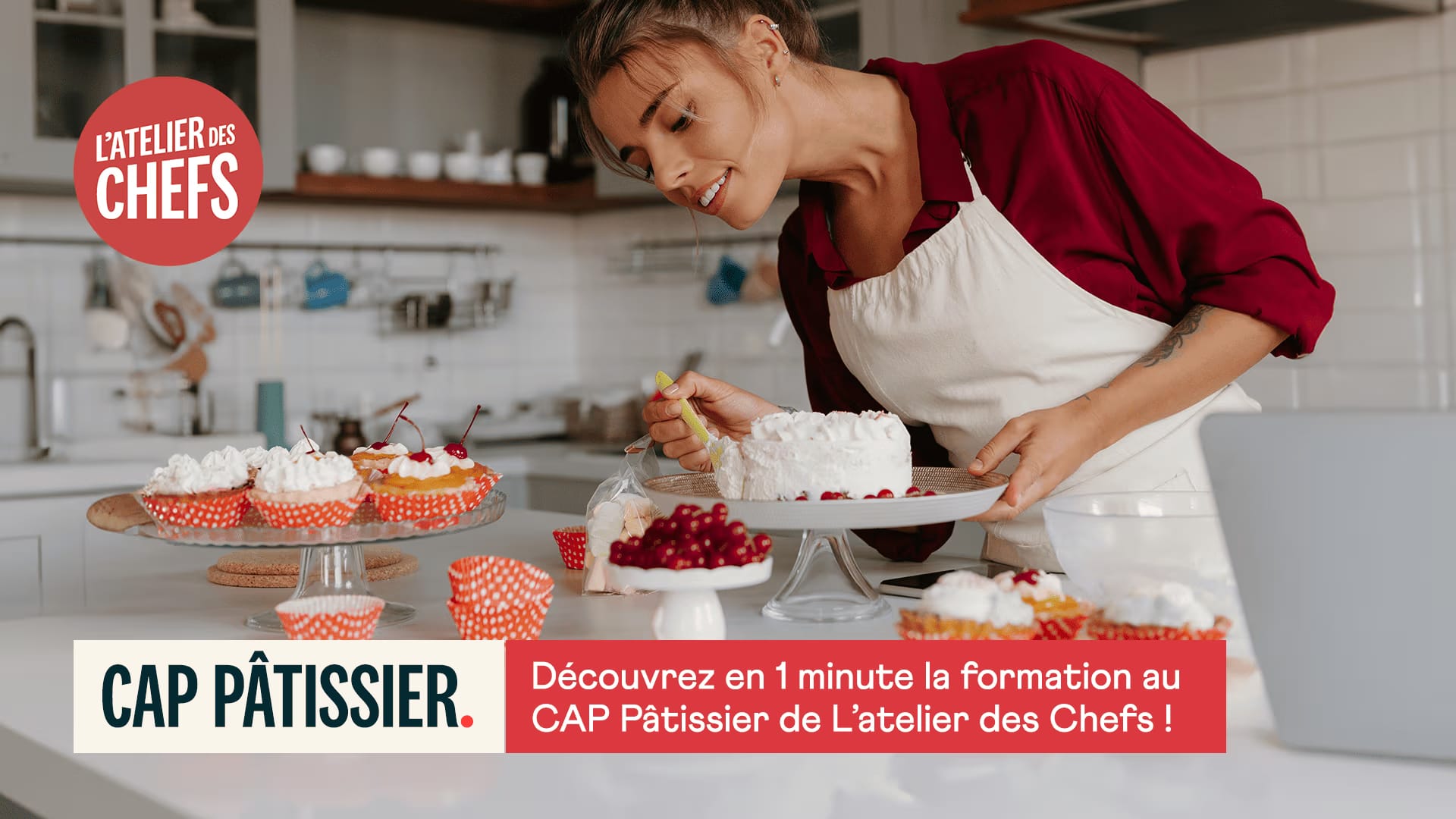 Formez-vous au CAP Pâtissier avec L'atelier des Chefs !