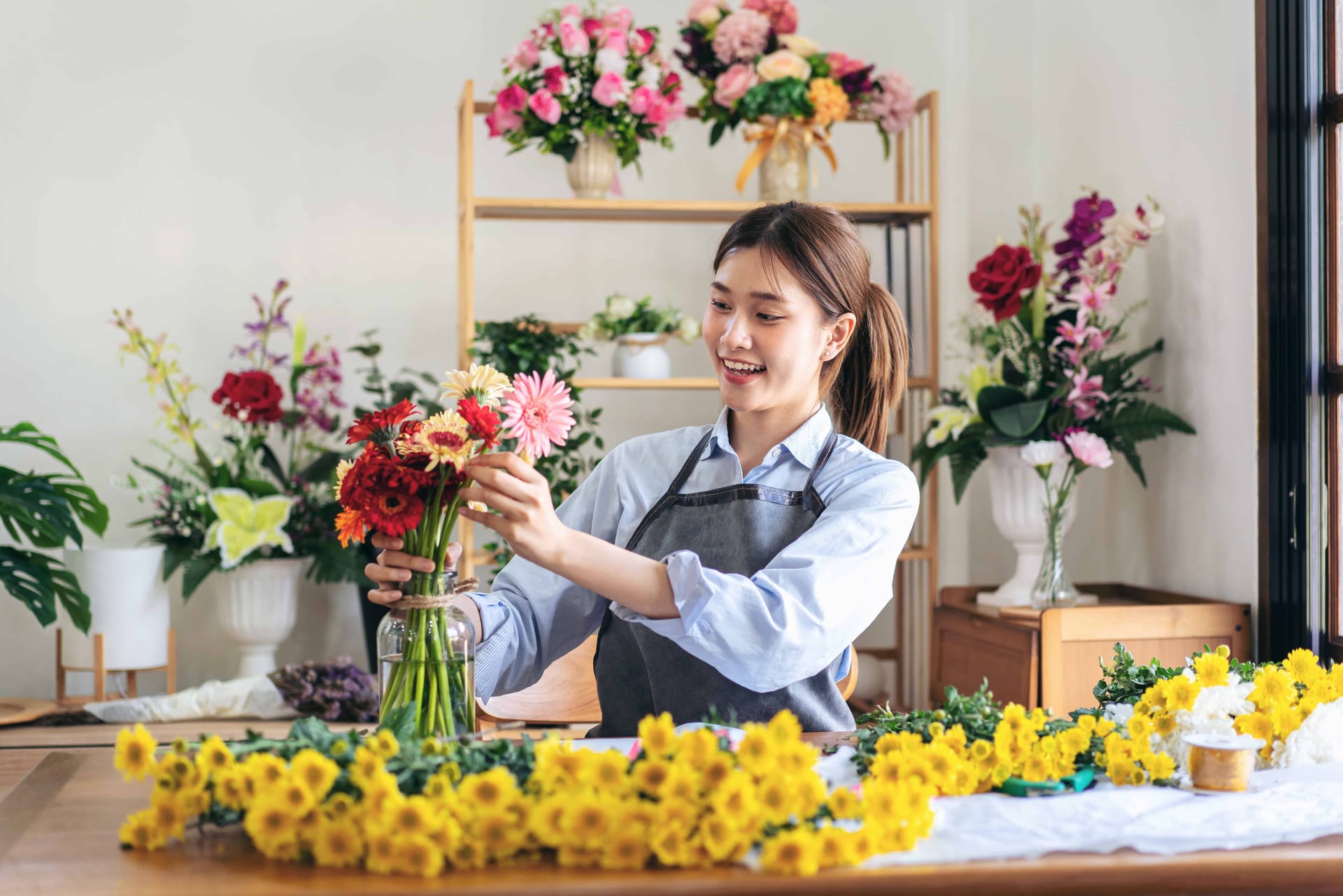 Auto entrepreneur Fleuriste