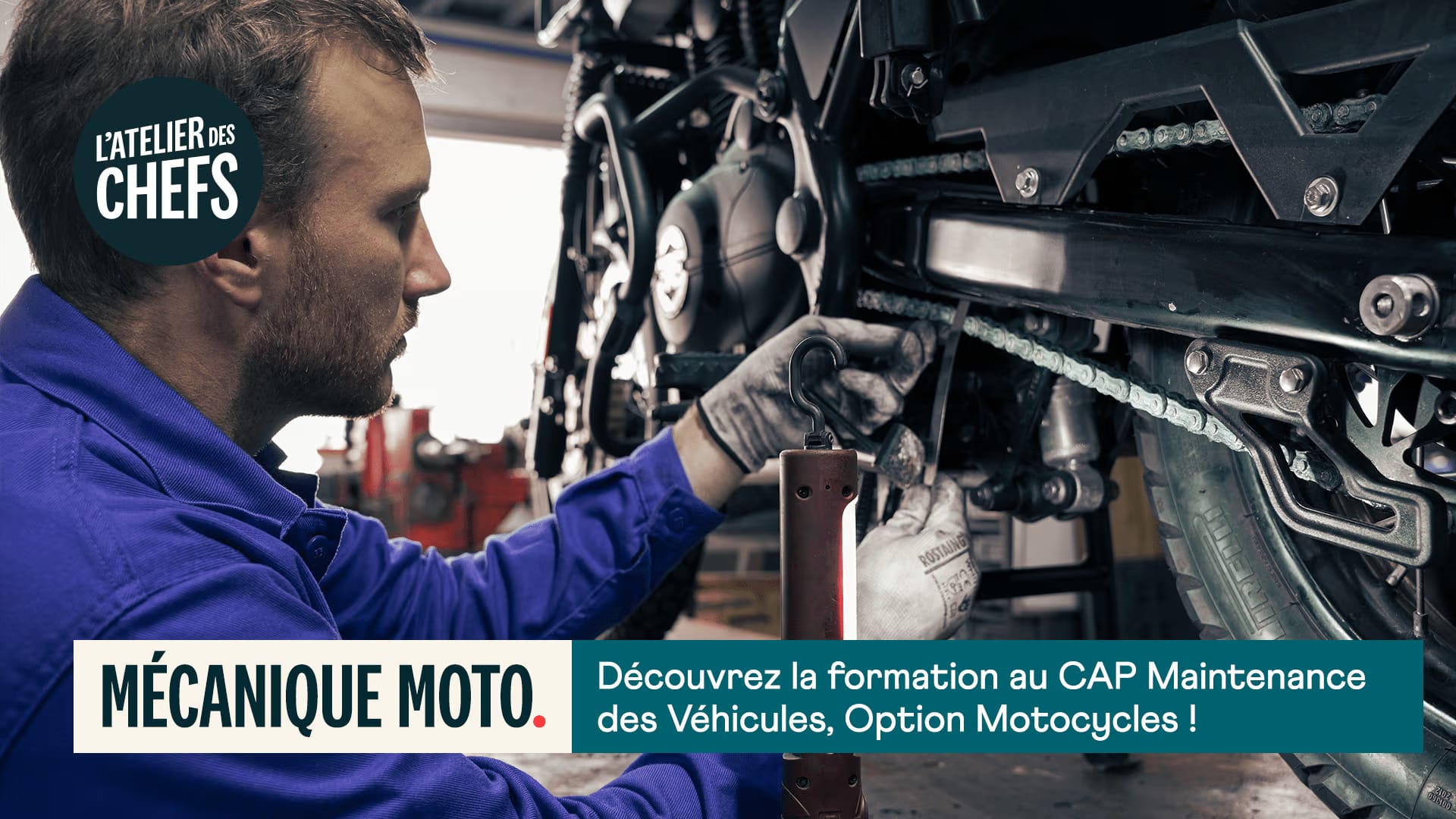 Présentation de la formation CAP Maintenance des Véhicules - Motocycles