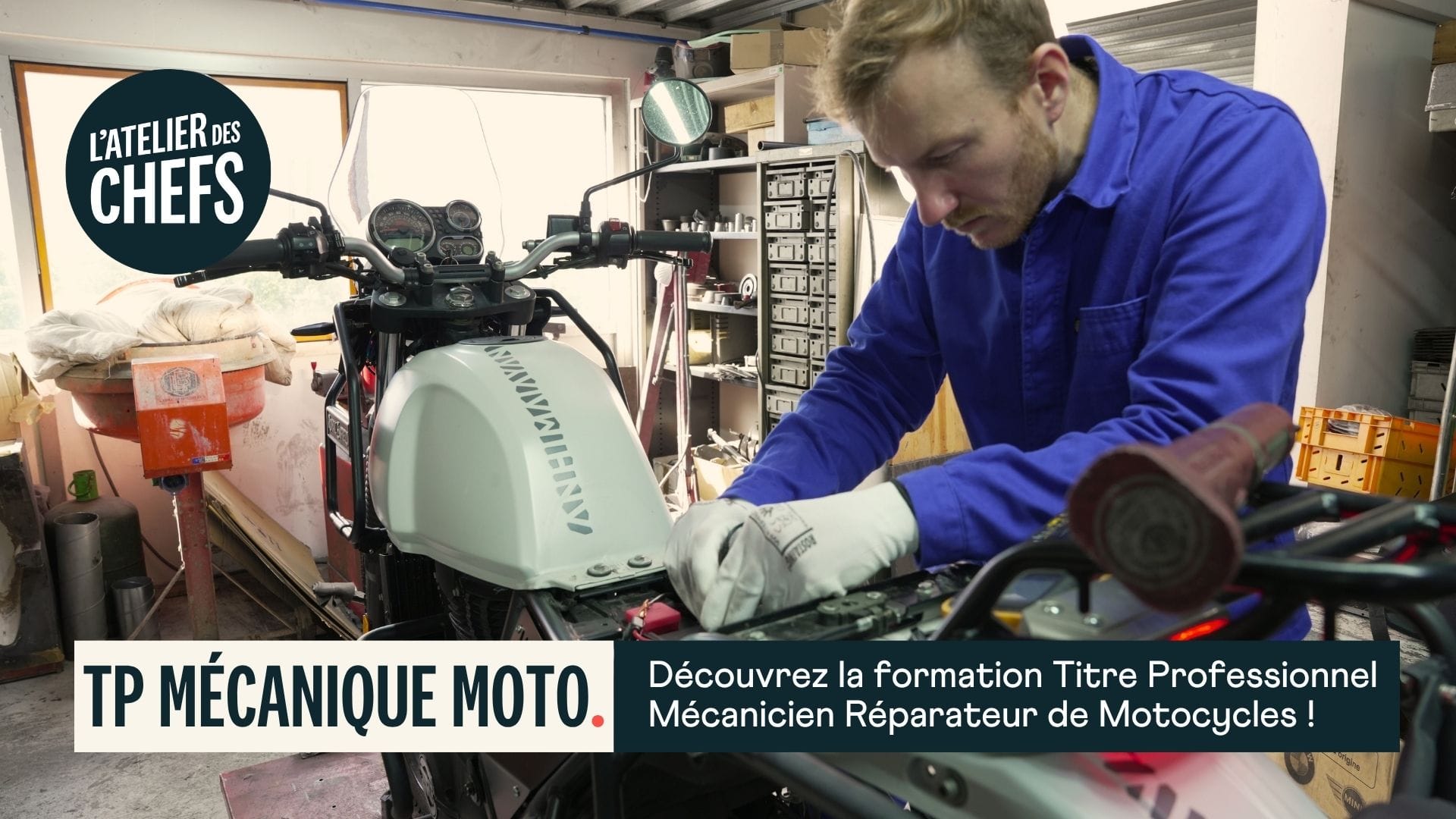 Présentation de la formation TP Mécanicien réparateur de motocycles