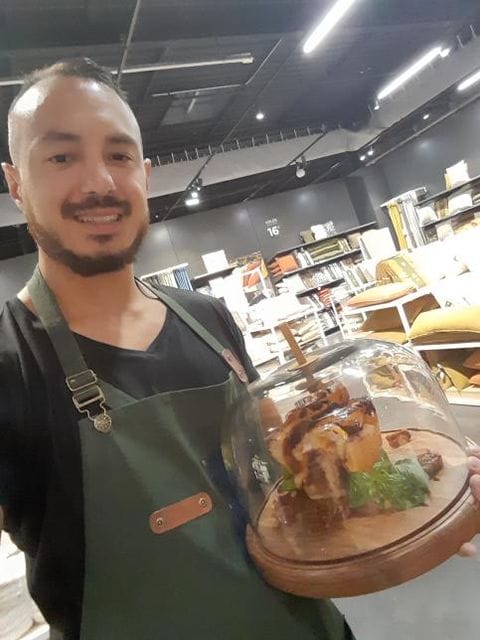 J'ai travaillé en tant que traiteur