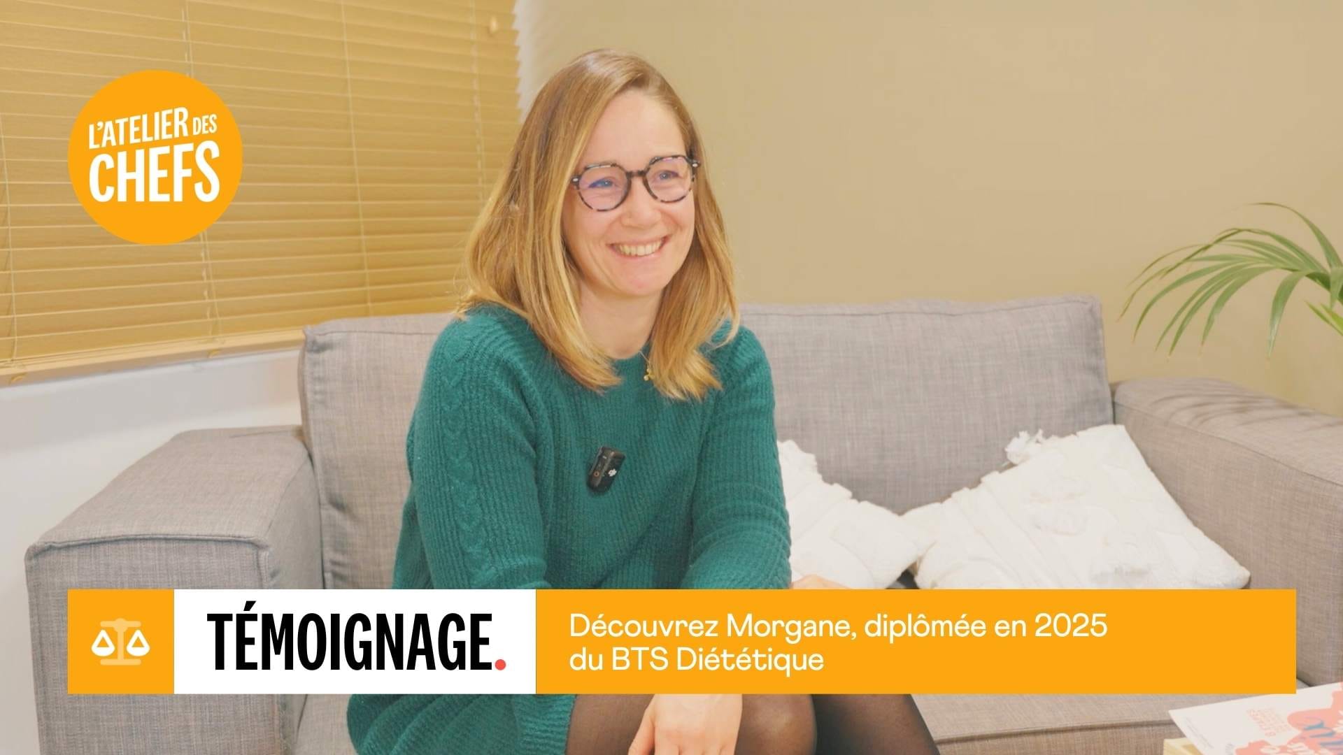 Rencontrez Morgane, diplômée 2025 du BTS Diététique