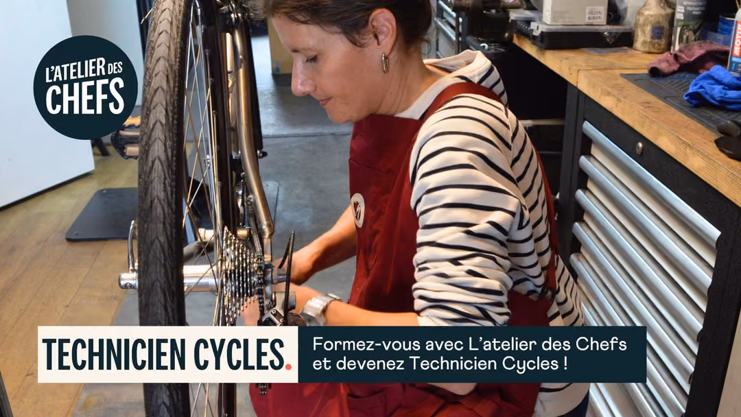 La formation réparateur vélos de L'atelier des Chefs