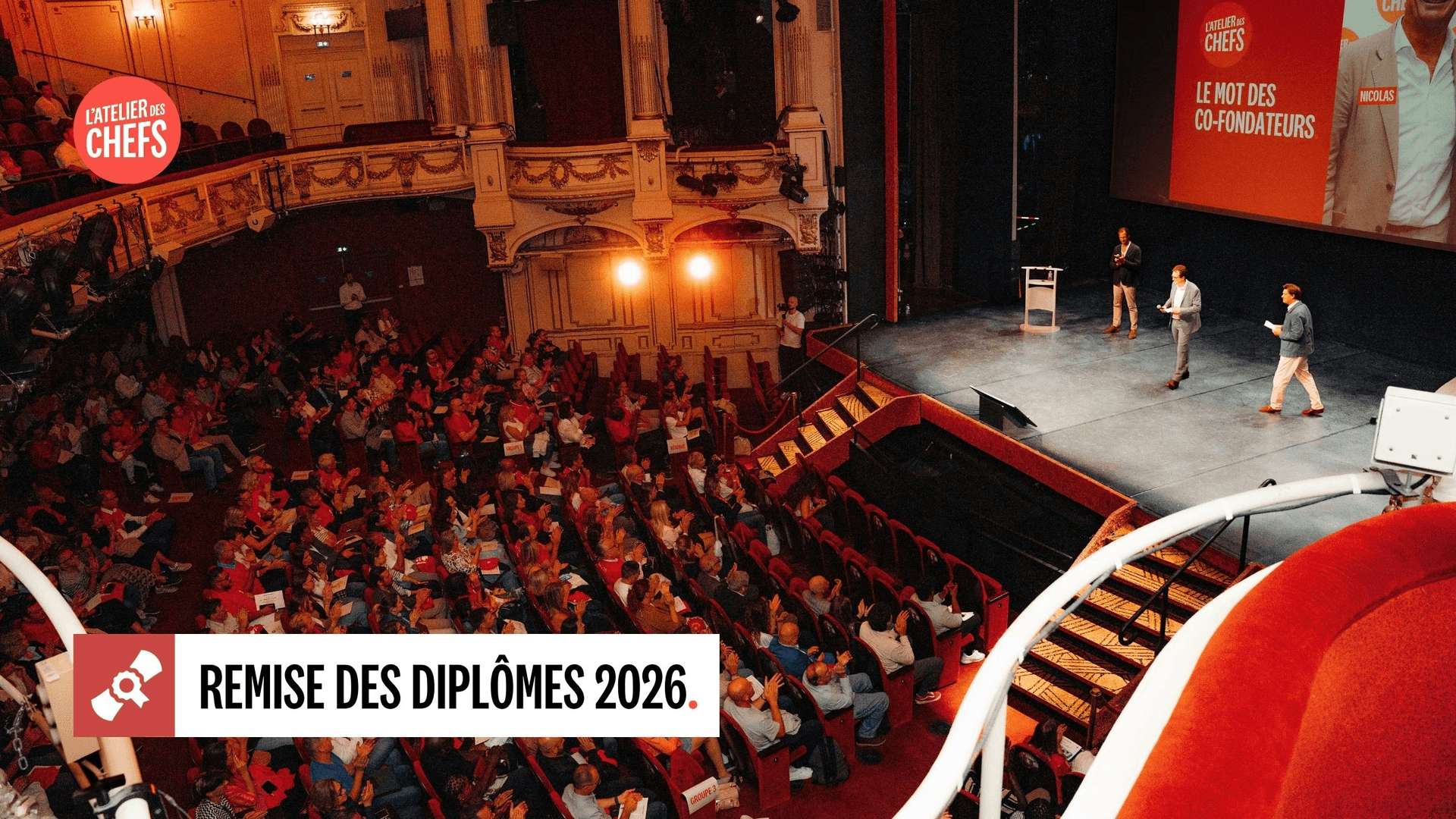 NOTRE REMISE DES DIPLÔMES, UNE EXCLUSIVITÉ DE L’ATELIER DES CHEFS